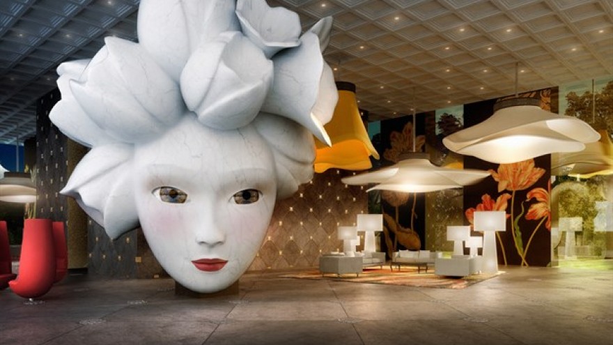 Quasar Residence interior by Marcel Wanders. 