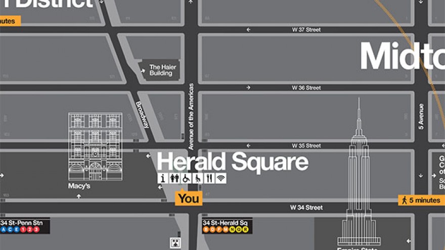 WalkNYC by Michael Bierut. 