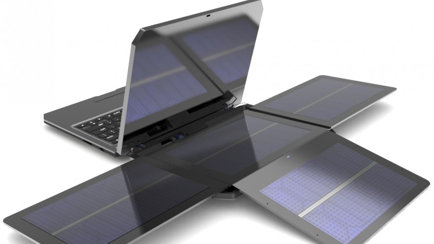 Solar Power Laptop by Wewi. 