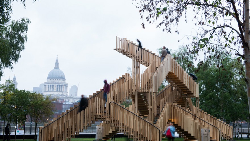 Endless Stair at London Design Festival. Photo: Susan Smart Photography. 