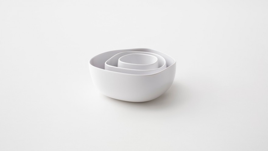 Pebble bowls by Nendo. 