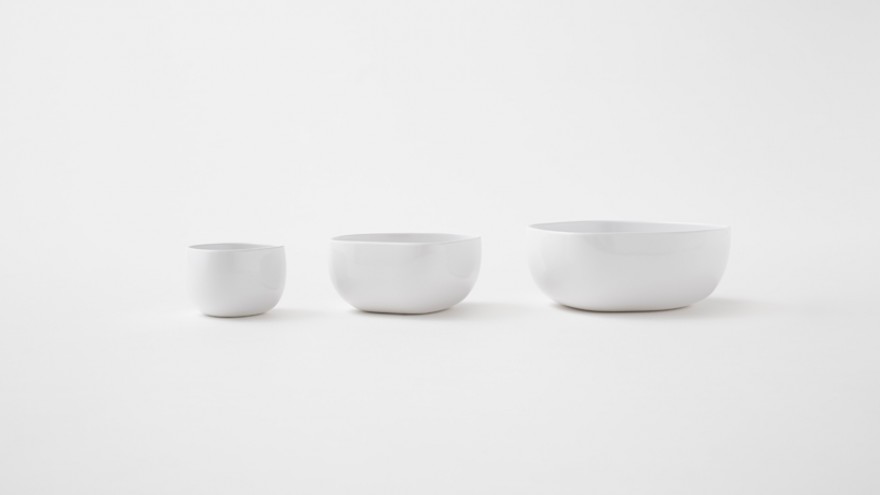 Pebble bowls by Nendo. 