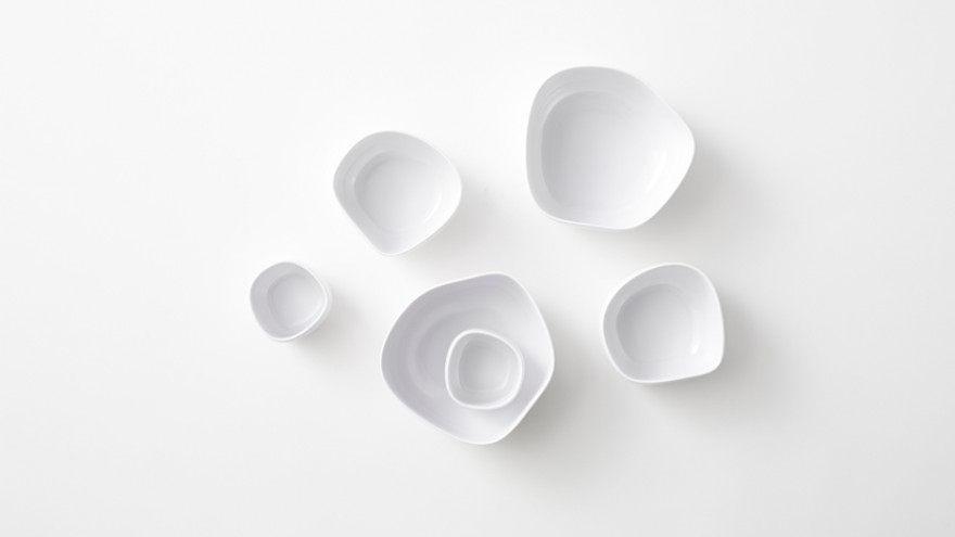 Pebble bowls by Nendo. 