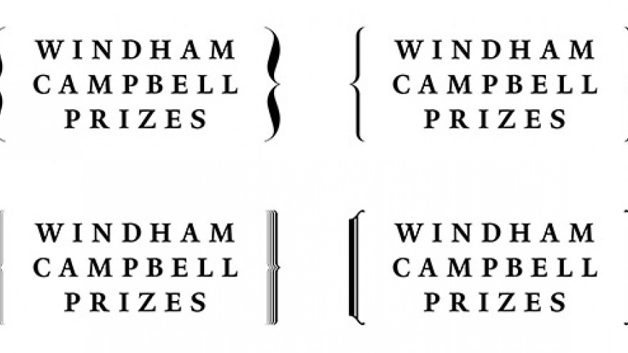 Windham Campbell Prizes identity by Michael Bierut. 