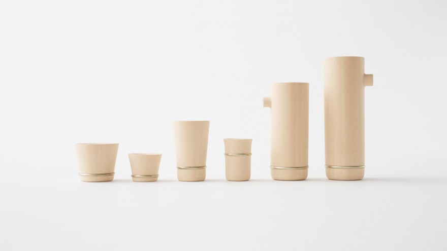 Oke collection by Nendo. Image: Akihiro Yoshida. 