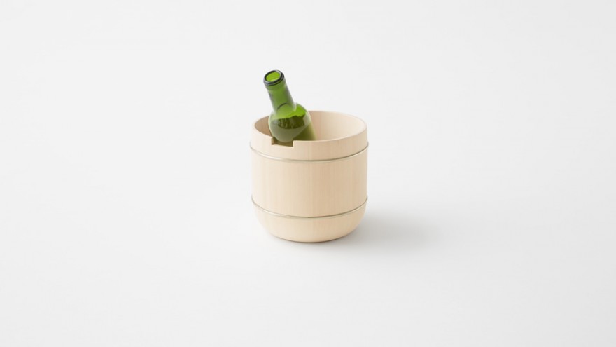 Uneven-Oke Bucket from the Oke collection by Nendo. Image: Akihiro Yoshida. 