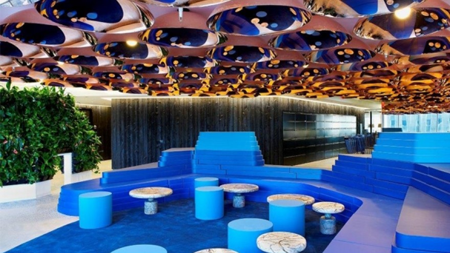 McCann Erickson Headquarters interior design by Tom Dixon. 