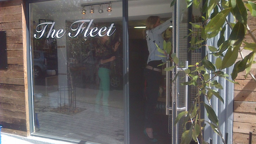 The Fleet pop-up shop