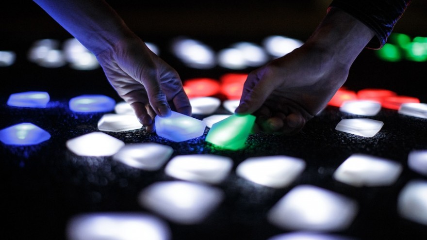 Innovative crystals of light in Eindhoven by Daan Roosegaarde. 