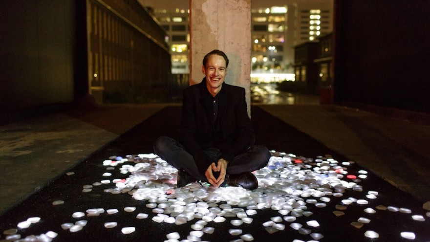 Innovative crystals of light in Eindhoven by Daan Roosegaarde. 