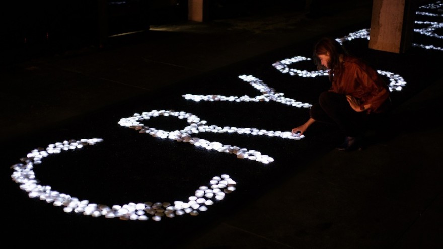 Innovative crystals of light in Eindhoven by Daan Roosegaarde. 