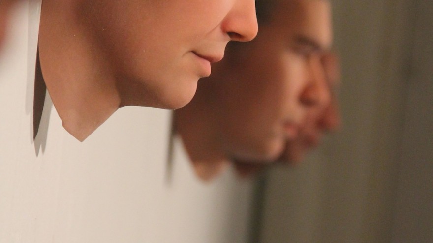 "GROW YOUR OWN..." exhibition: Stranger Visions by Heather Dewey-Hagborg. 