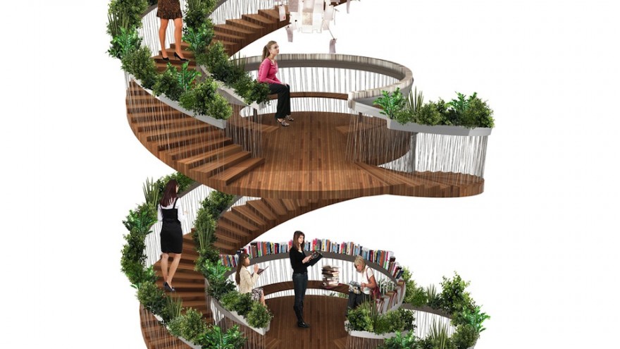The Living Staircase by Paul Cocksedge