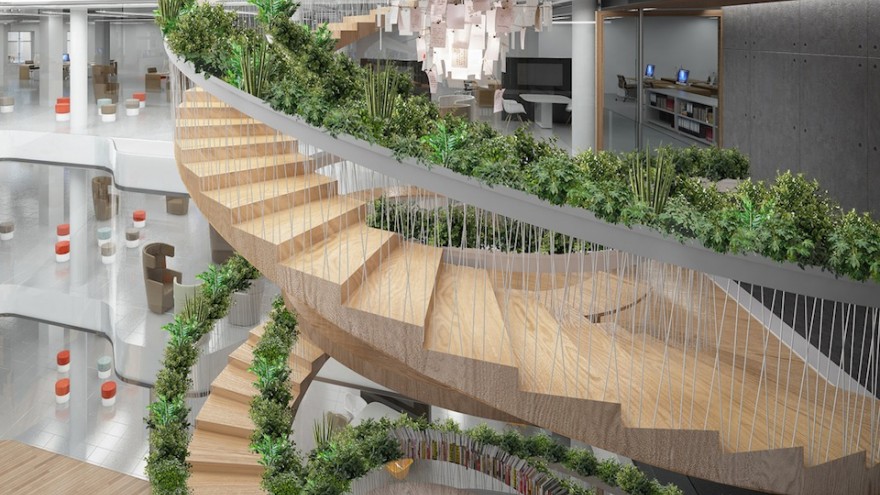 The Living Staircase by Paul Cocksedge