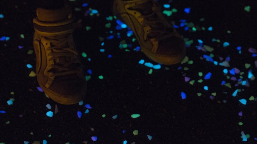 Van Gogh Bicycle Path by Daan Roosegaarde