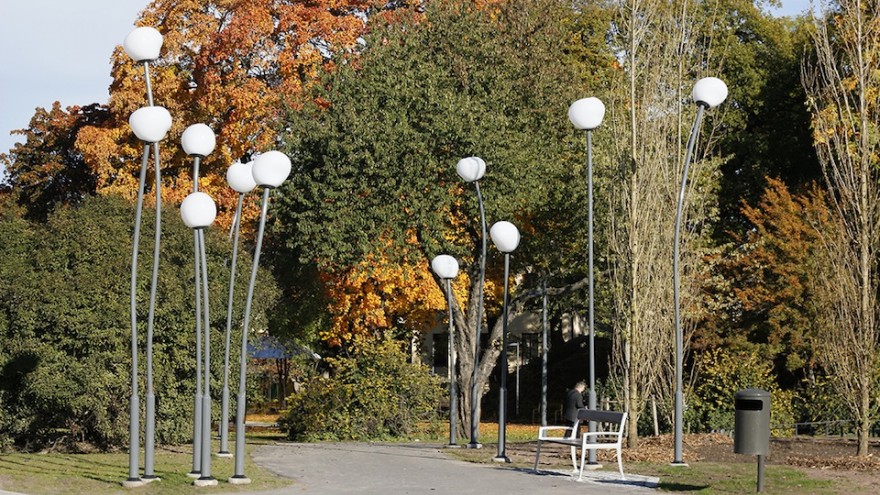 Kristinebergs Slottspark street lamps by Front.