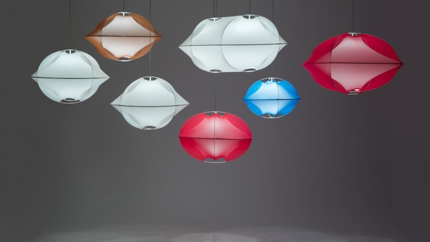 Tenda lamp by Benjamin Hubert. 