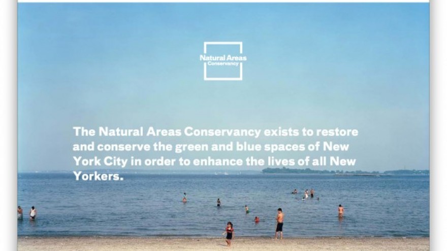 Natural Areas Conservancy of New York City identity by Paula Scher. 