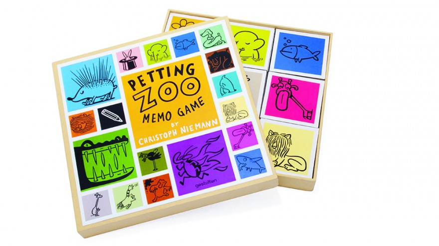 Christoph Niemann —Petting Zoo Memo Game, copyright Gestalten 2013.