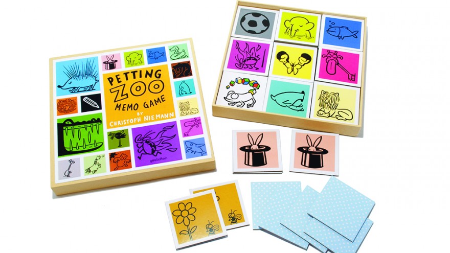 Christoph Niemann —Petting Zoo Memo Game, copyright Gestalten 2013.