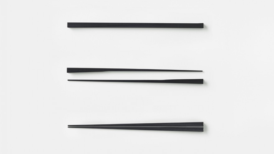 The Kamiai chopsticks by Nendo. Image: Akihiro Yoshida.