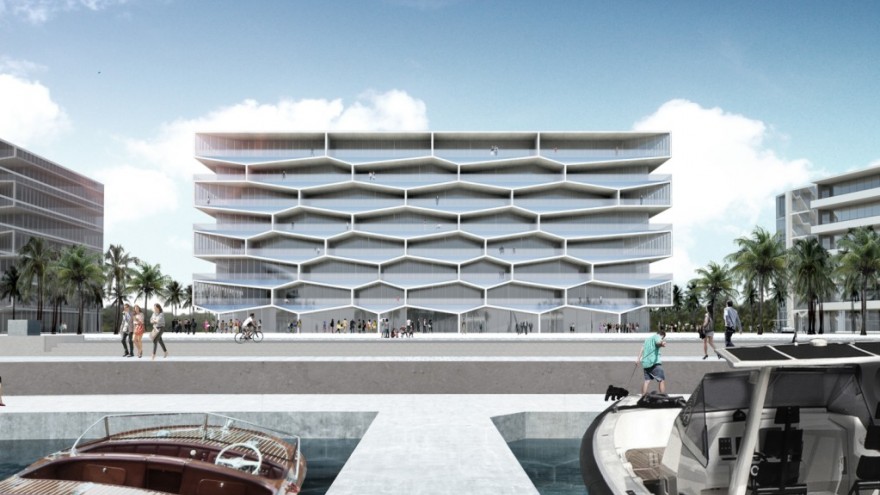 Honeycomb by Bjarke Ingels. 