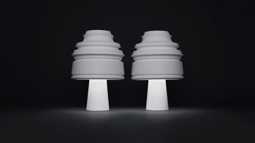 Eigruob table lamp by Nendo for Kartell. Image: Akihiro Yoshida. 