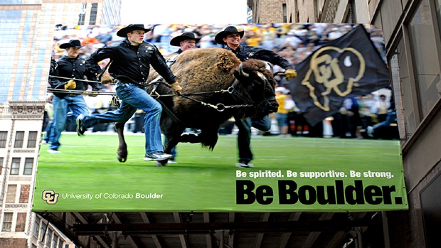 New visual identity for the University of Colorado Boulder by DJ Stout. 