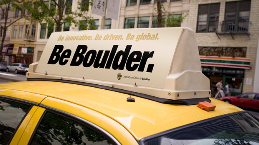 New visual identity for the University of Colorado Boulder by DJ Stout. 