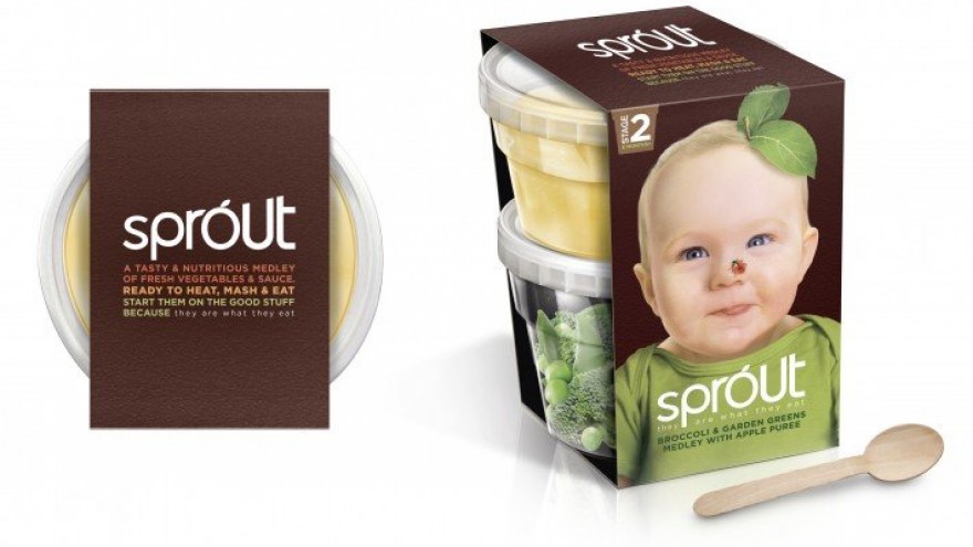 Sprout Baby Food Brand by Springetts Brand Design Consultants