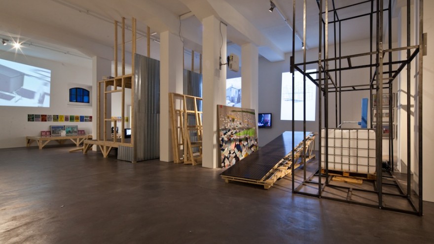 Empower Shack exhibition by Alfredo Brillembourg and Hubert Klumpner.