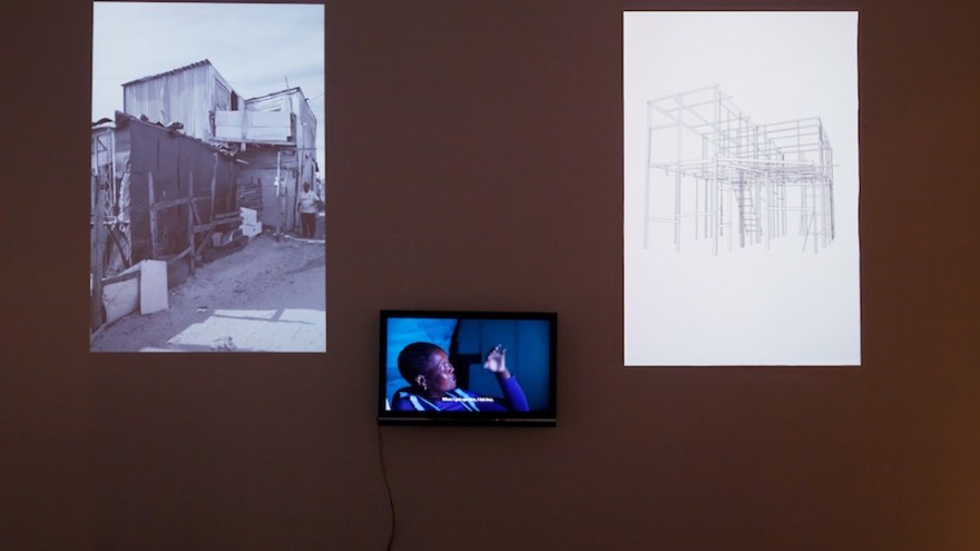 Empower Shack exhibition by Alfredo Brillembourg and Hubert Klumpner.