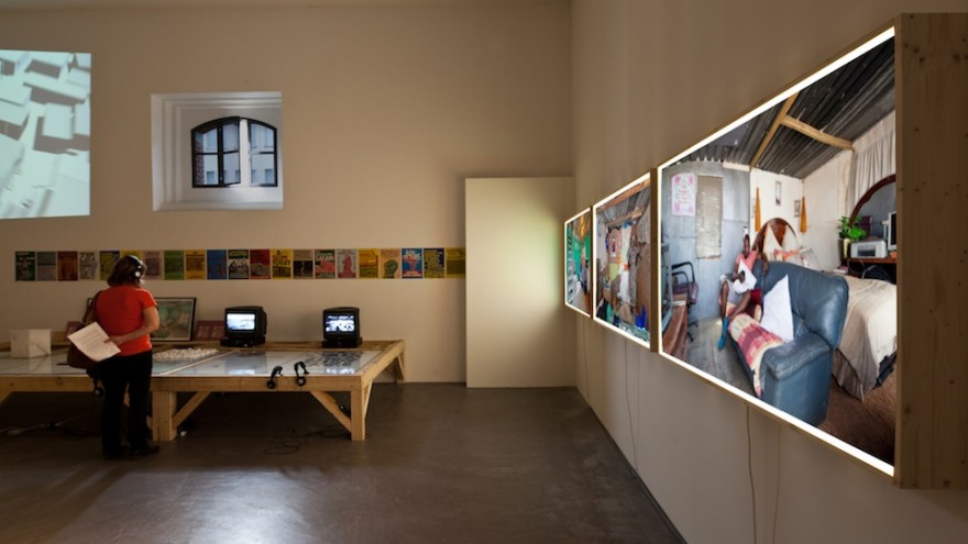 Empower Shack exhibition by Alfredo Brillembourg and Hubert Klumpner.