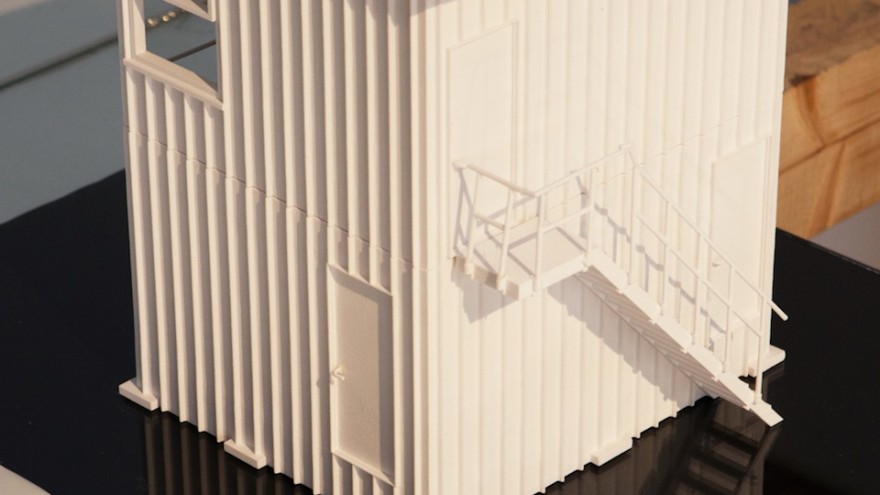 Empower Shack exhibition by Alfredo Brillembourg and Hubert Klumpner.