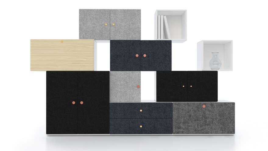 Tetris storage unit by Front. 