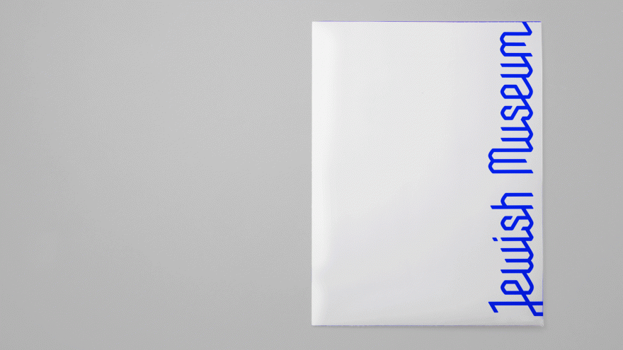 Jewish Museum identity by SagmeisterWalsh. 