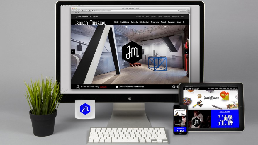 Jewish Museum identity by SagmeisterWalsh. 