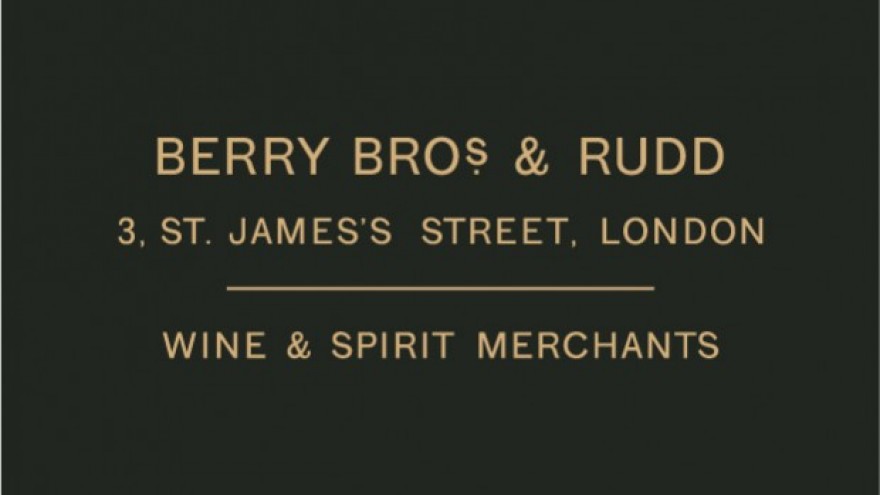 Berry Bros. & Rudd identity design by Harry Pearce. 
