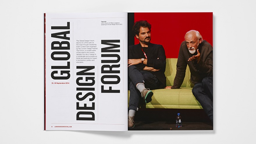 London Design Festival visual identity by Pentagram's Domenic Lippa. 