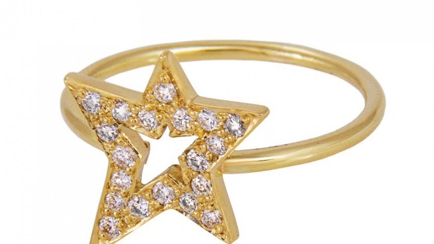 Big Bang ring by Kirsten Goss. 