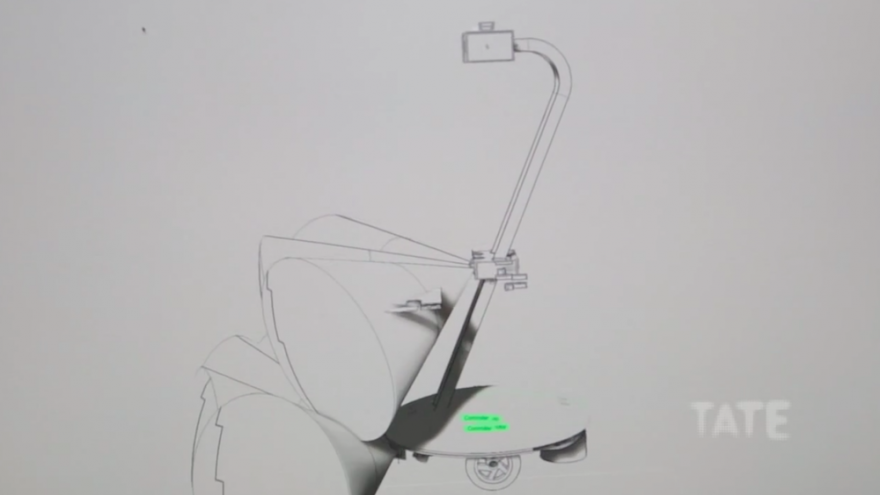 A sketch of one of how the sonar sensors work.