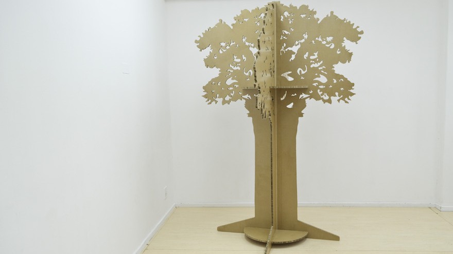 A tree made from Xanita X-board.