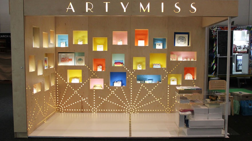 The Artymiss stand at Design Indaba Expo, winner of the Most Creative Stand Award 2015.