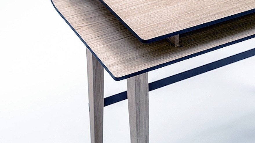 Sheets table by Lucie Koldova for Křehký. 