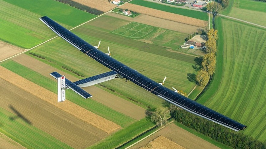 The Solar Impulse 2 is the first solar powered aircraft to circumnavigate the world carrying a pilot.