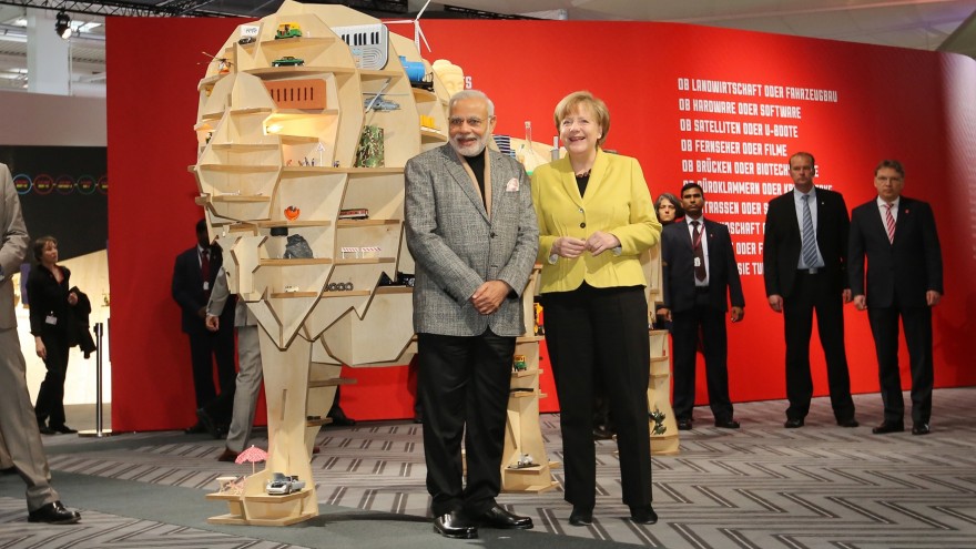 India’s Prime Minister Narendra Modi at Hannover Messe 2015