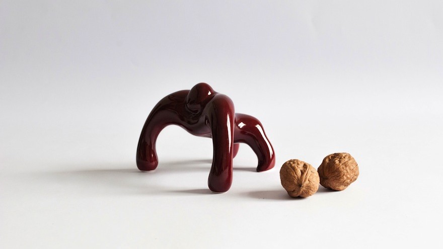 According to its creator NikyNaky, this ceramic Macaco paperweight just wants to be loved