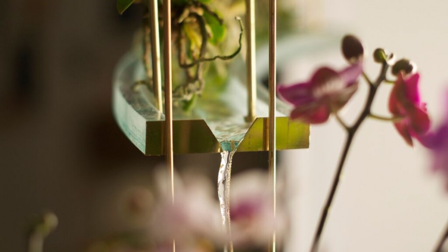 Flow is an indoor ecosystem designed by Begum and Bike Ayaskan, which mimics the sensory experience of nature.