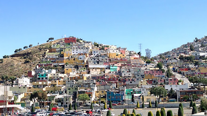 The Las Palmitas Pachuca District in Mexico was notorious for it's drug related crime and poverty. 
