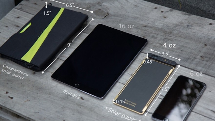 Yolk Solar Paper charger